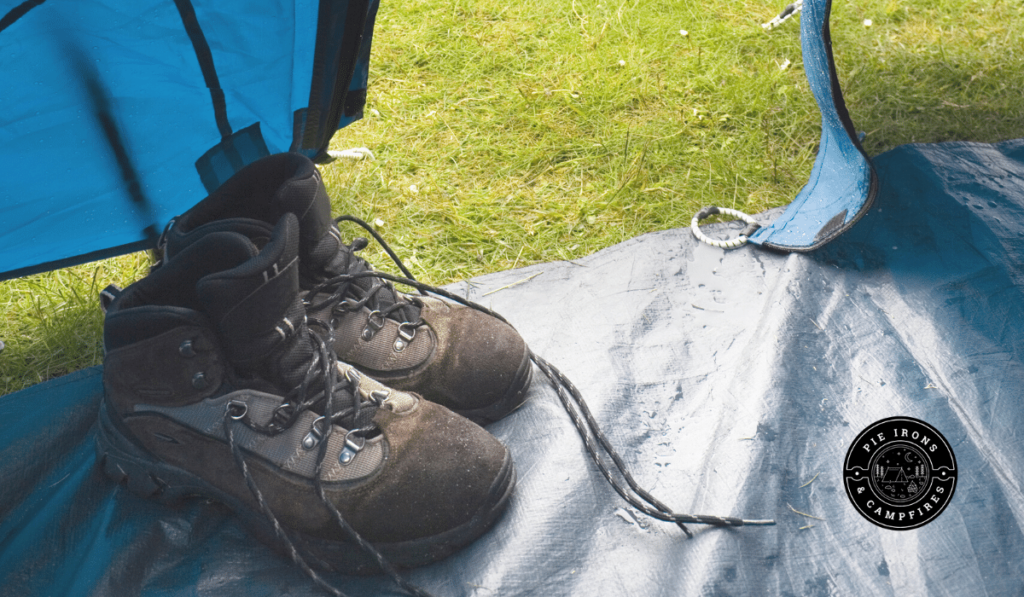 What to Do When It Rains on Your Camp Out @ PieIronsAndCampfires.com