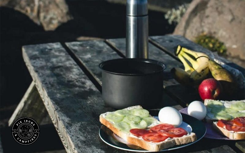 a picture of sandwiches for camping